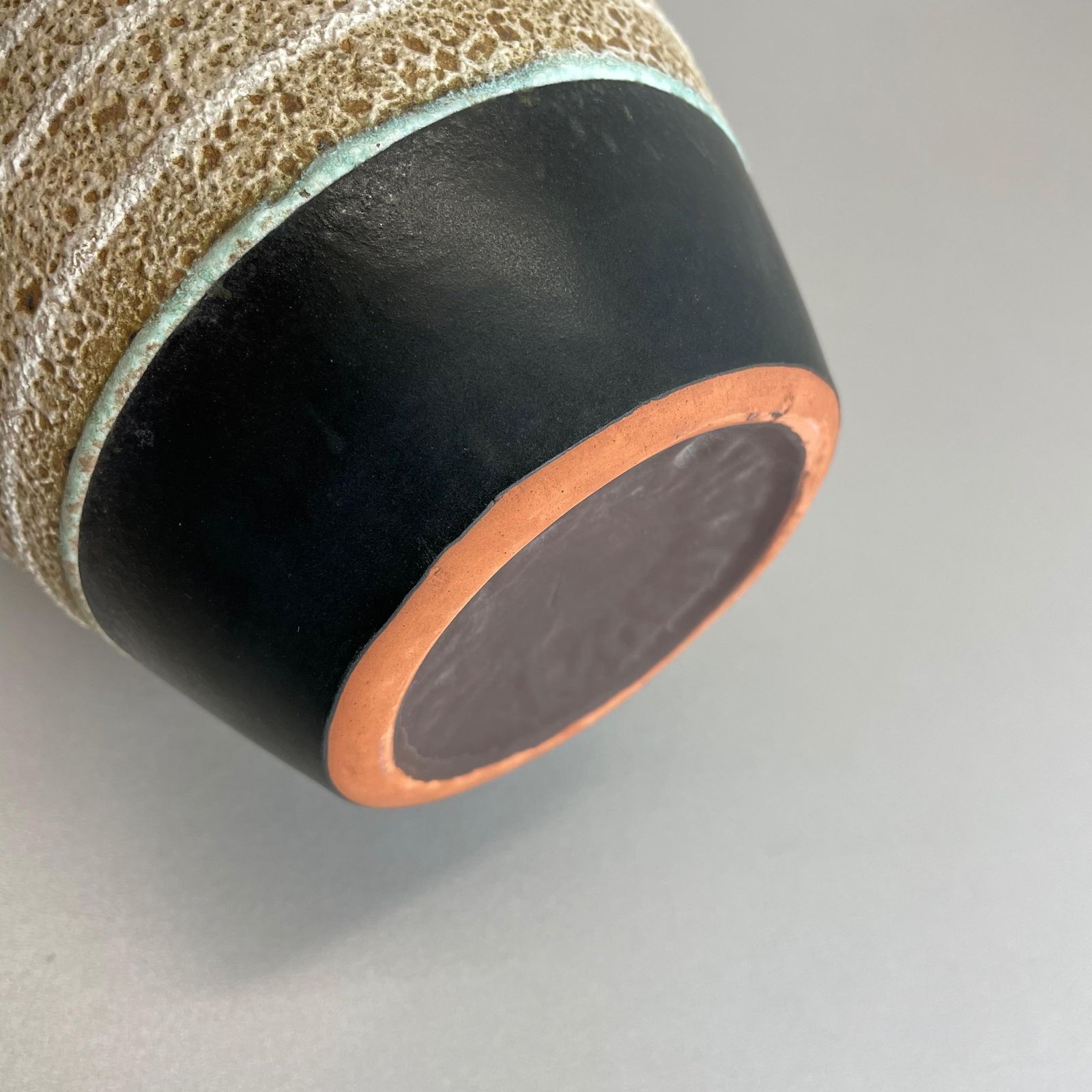 photo vinterior Fat Lava Ceramic Pottery Vase Heinz Siery Carstens Tönnieshof, Germany, 1960s