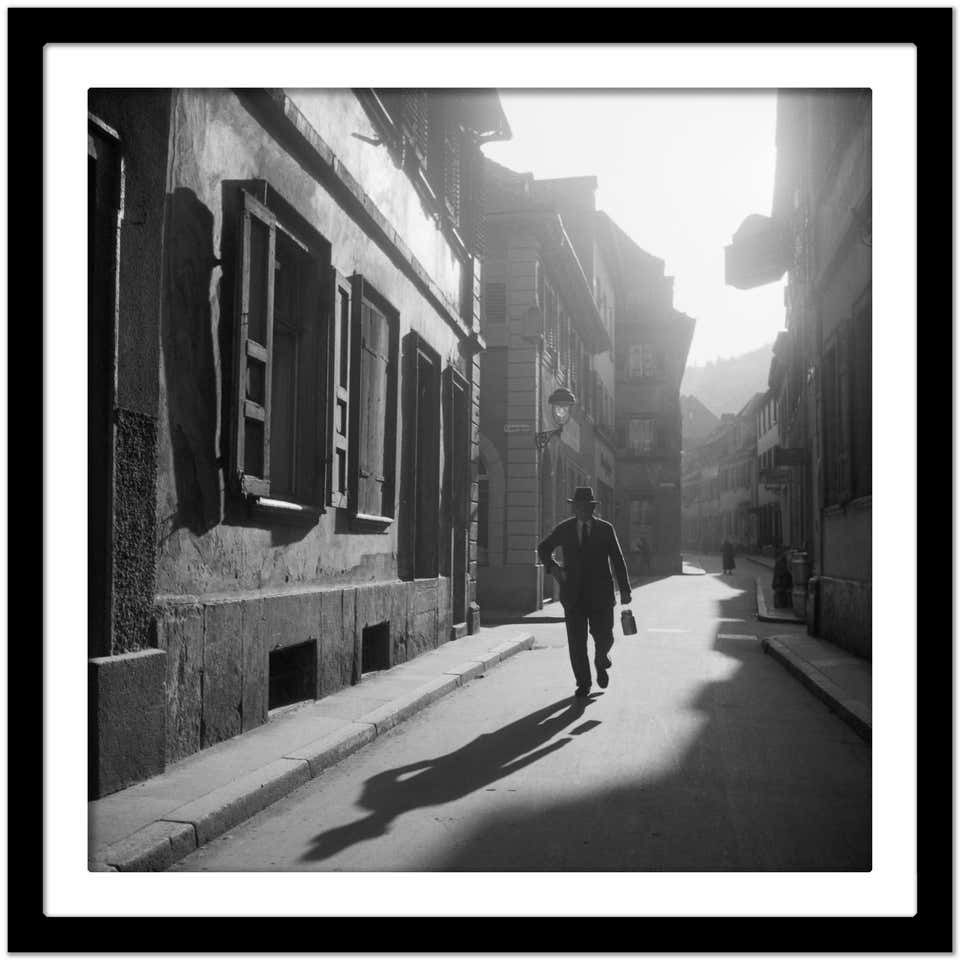 Karl Heinrich Lämmel Near Kraemergasse Lane Old City Heidelberg, Germany 1936, Printed Later 1936/2021 photo Art