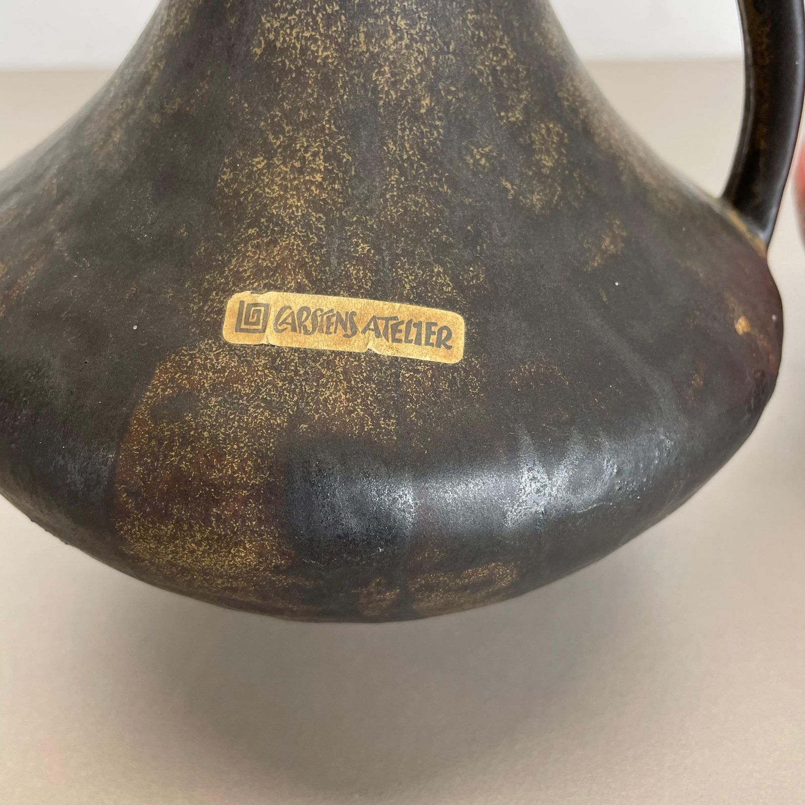 Set Of 2 Fat Lava Pottery Vases Heinz Siery Carstens Tönnieshof, Germany, 1970s photo vinterior