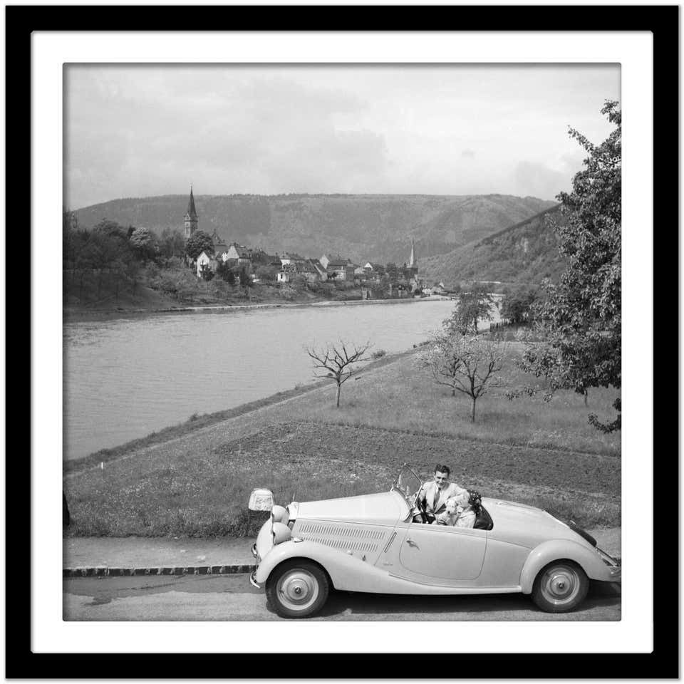 Karl Heinrich Lämmel Giong To Neckargemuend By Car Near Heidelberg, Germany 1936, Printed Later 1936/2021 photo Art