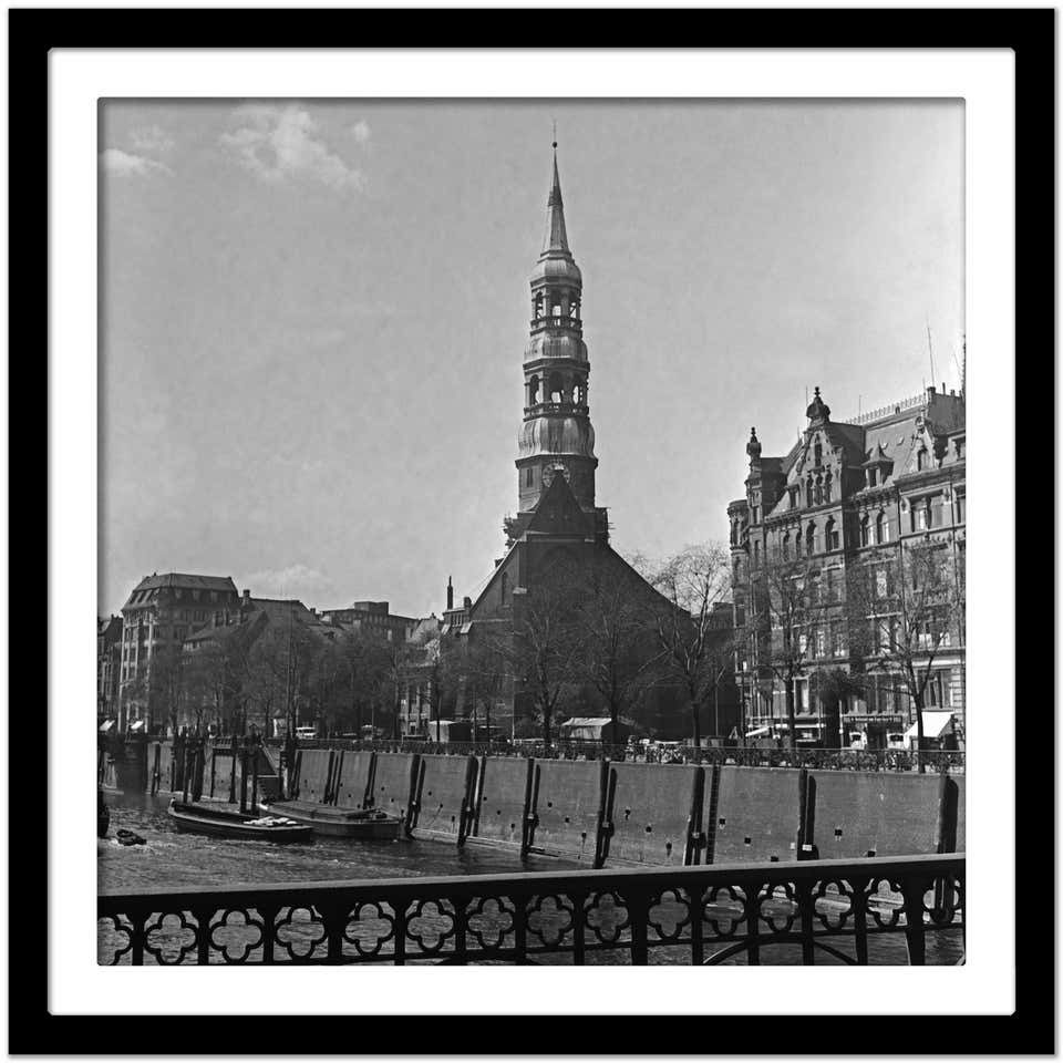 Karl Heinrich Lämmel St. Catherine's Church At Hamburg, Germany 1938, Printed Later 1938/2021 photo Art