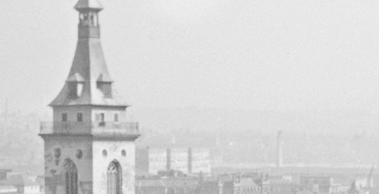 Karl Heinrich Lämmel View From City Hall Belfry To Old City, Stuttgart Germany 1935, Printed Later 1935/2021 photo furniture