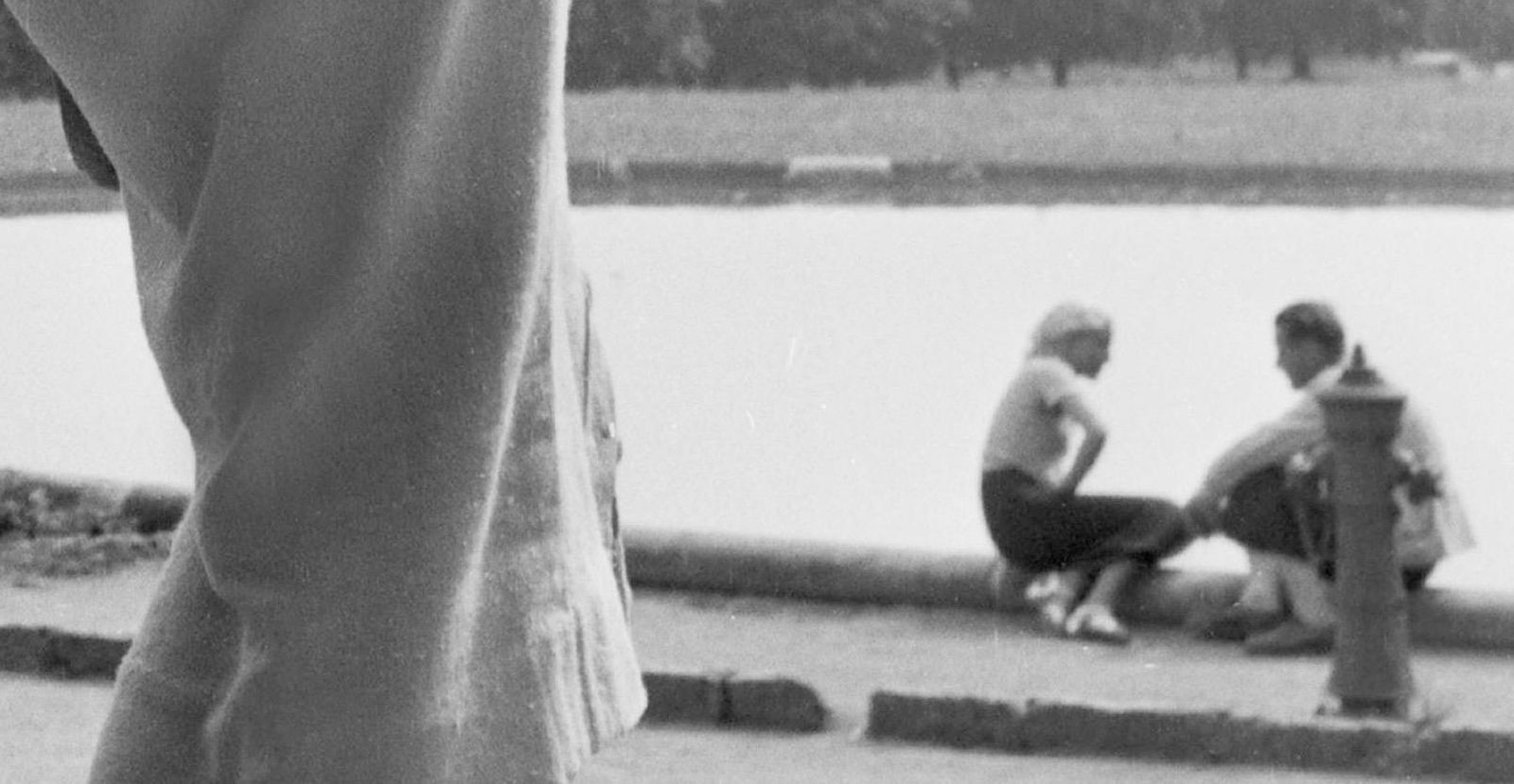Woman Leaning On Column Cannstatt, Stuttgart Germany 1935, Printed Later photo furniture