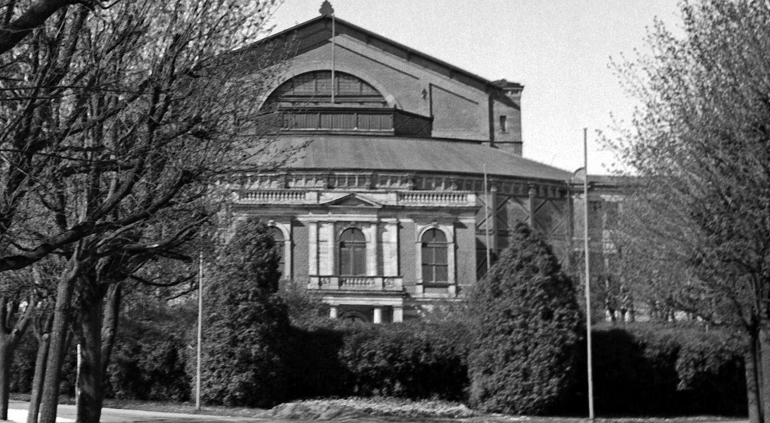 Karl Heinrich Lämmel Richard Wagner Festival Opera House At Bayreuth, Germany 1935 Printed Later 1935/2021 photo furniture