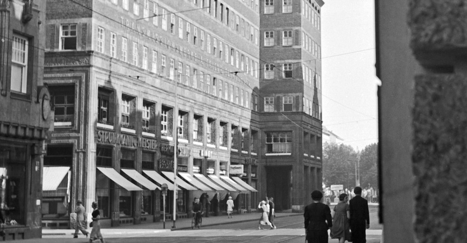 Karl Heinrich Lämmel Wilhelm Marx Skyscraper At Duesseldorf City Centre, Germany 1937 Printed Later 1937/2021 photo furniture