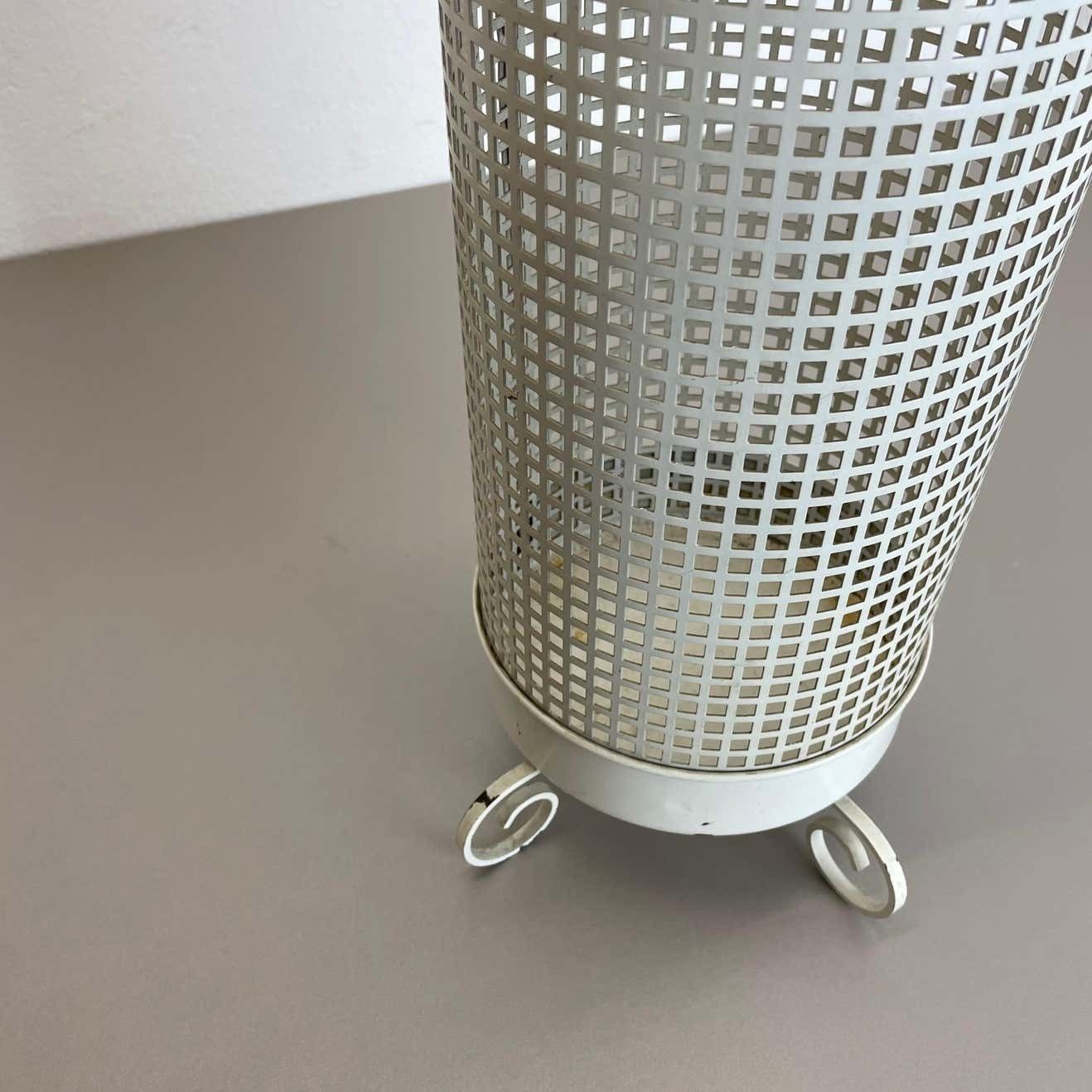 Midcentury Brass Matégot Style Hollywood Regency Umbrella Stand, France, 1950s photo vinterior