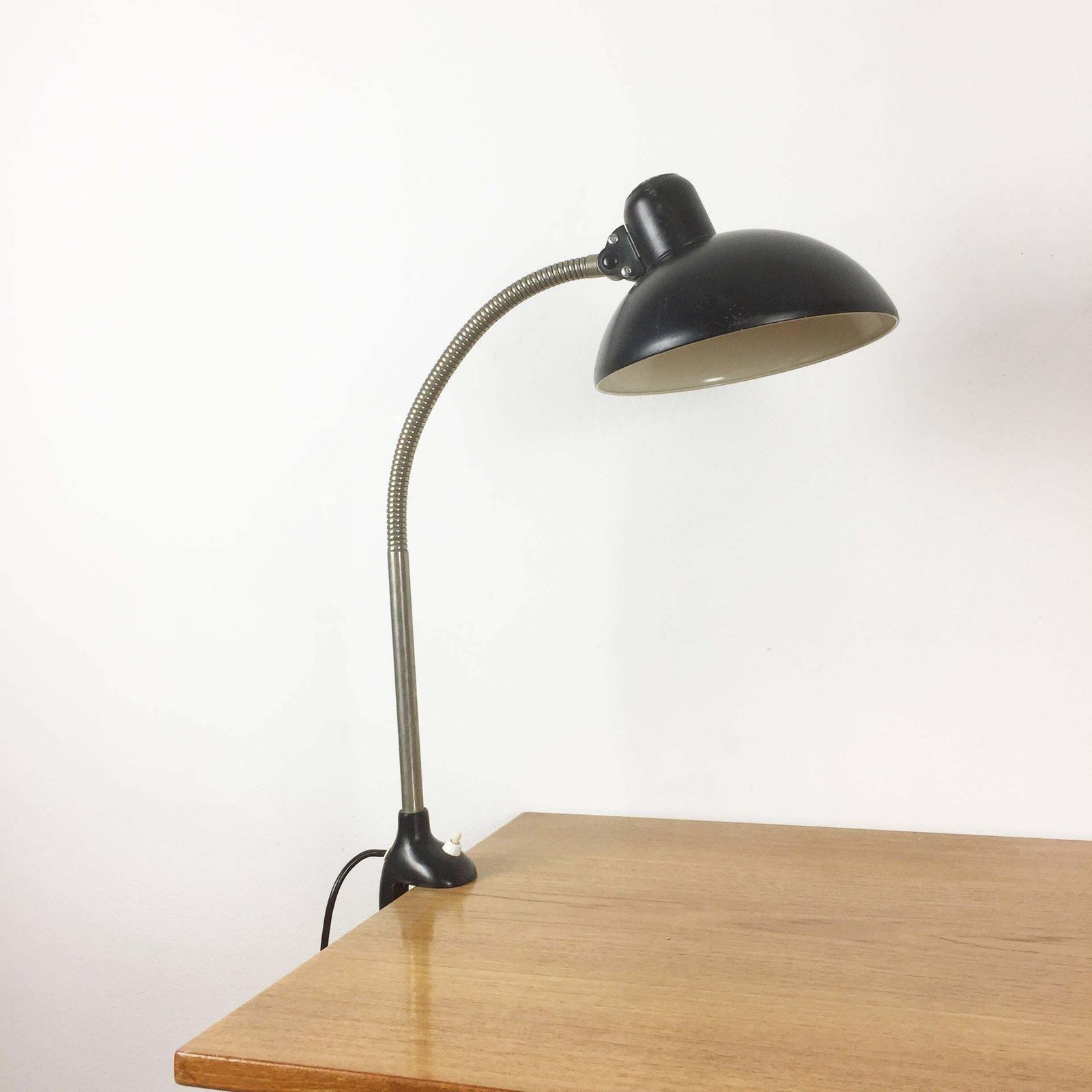 1950s Black Kaiser Idell Table Fixation Bauhaus Desk Light By Christian Dell photo furniture