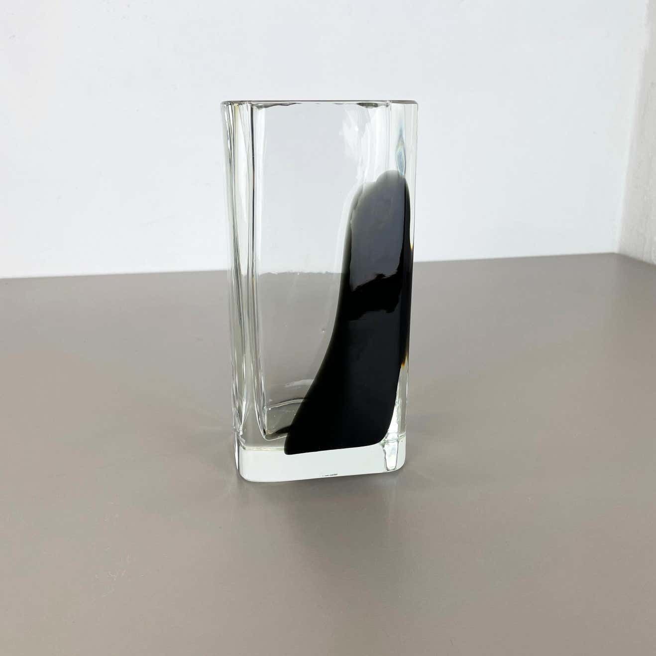 New Old Stock Large 3.2kg Murano Glass Vase Antonio Da Ros Cenedese 1970, No.2 photo furniture