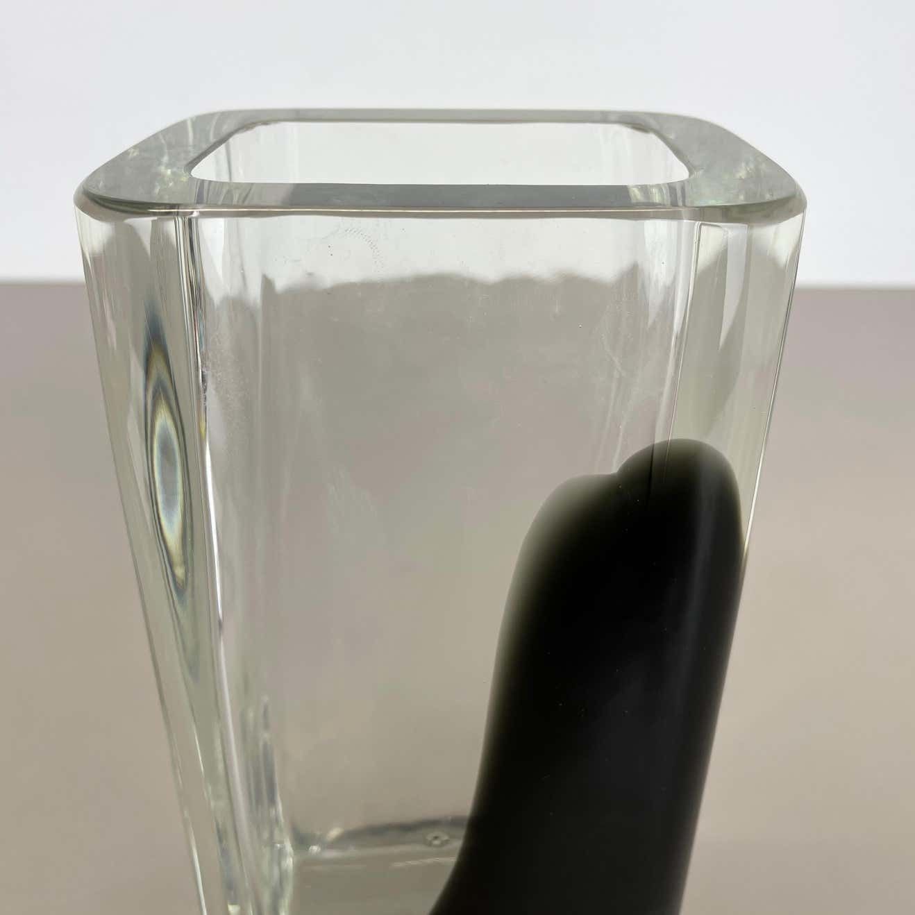 New Old Stock Large 3.2kg Murano Glass Vase Antonio Da Ros Cenedese 1970, No.2 photo Home Decor