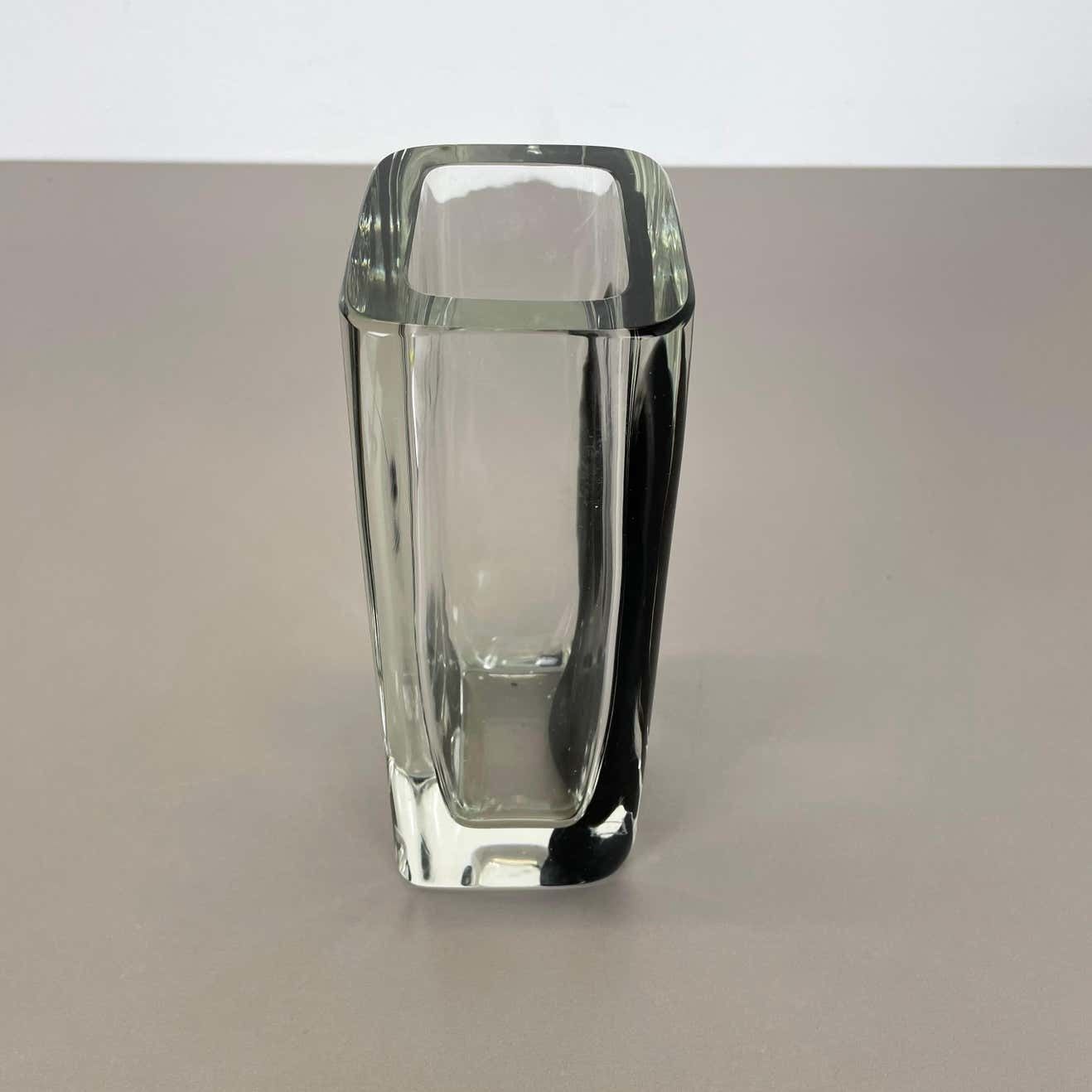2137.0 New Old Stock Large 3.2kg Murano Glass Vase Antonio Da Ros Cenedese 1970, No.2 photo