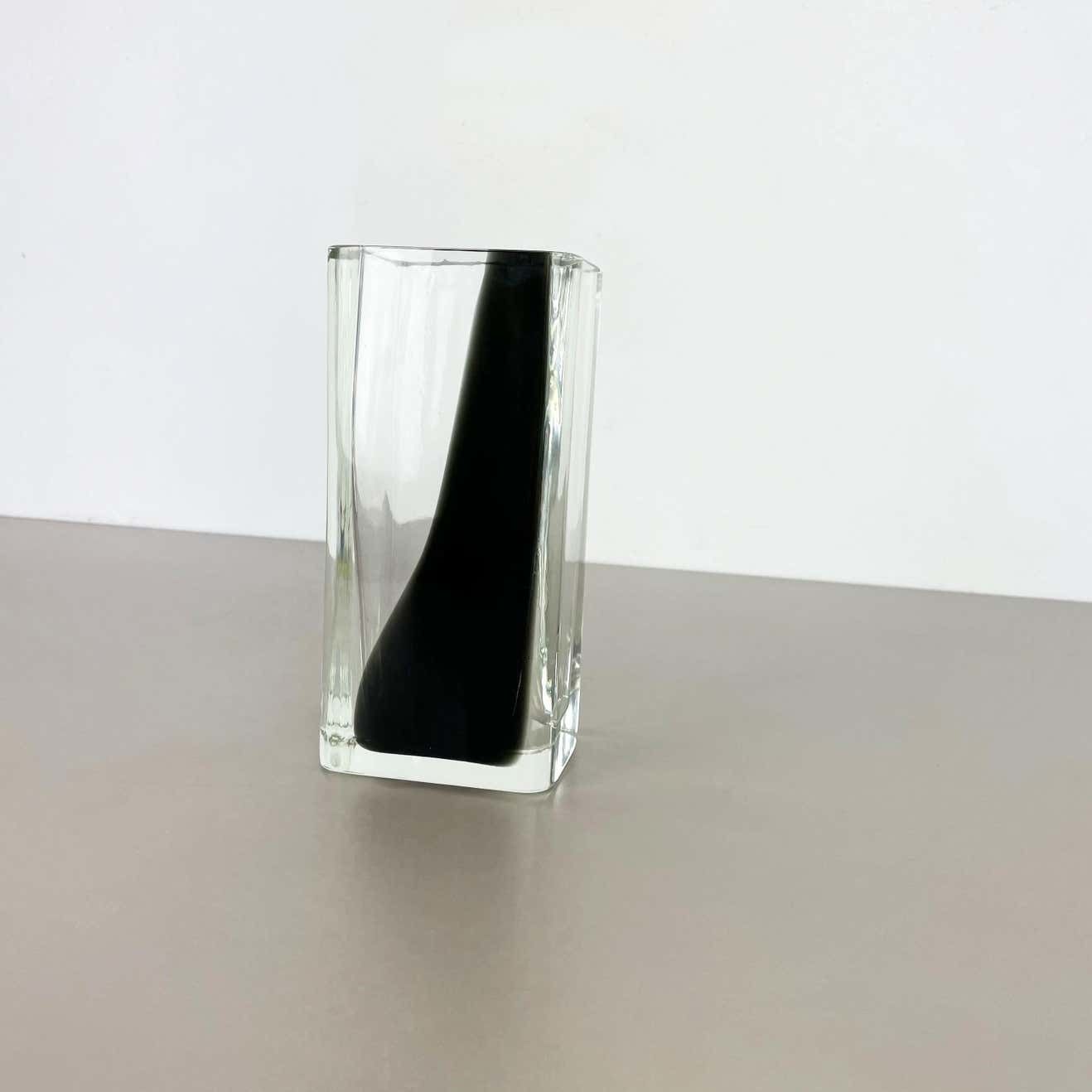 New Old Stock Large 3.1kg Murano Glass Vase Antonio Da Ros Cenedese 1970, No.1 photo for sale