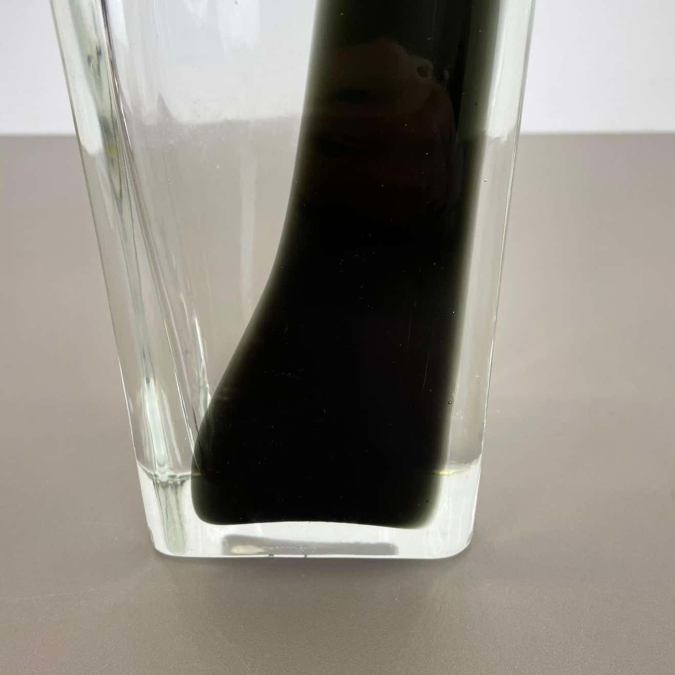 New Old Stock Large 3.1kg Murano Glass Vase Antonio Da Ros Cenedese 1970, No.1 photo vinterior