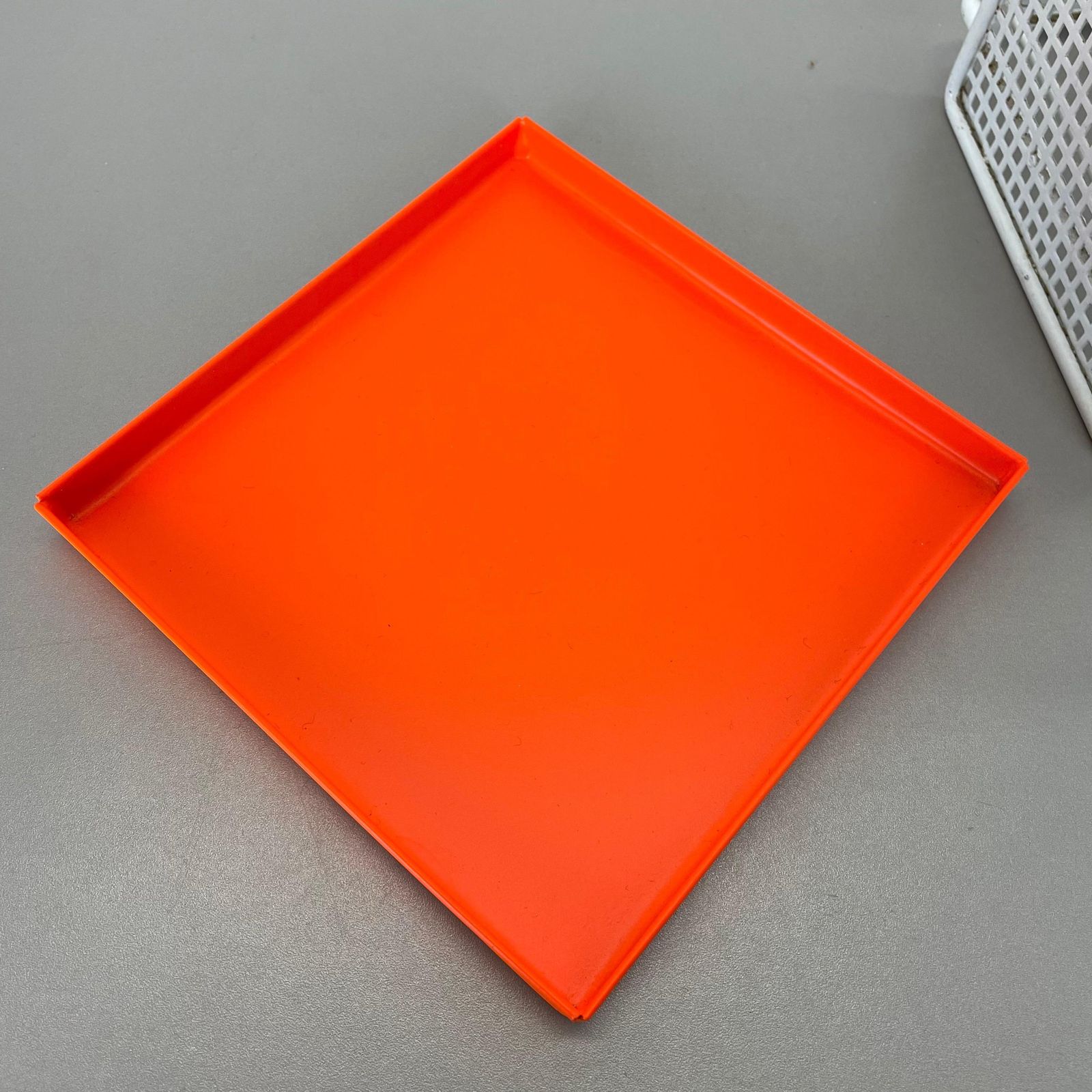 744.0 Original Modernist Postmodern Max Sauze Style Metal Umbrella Stand, France 1970s photo