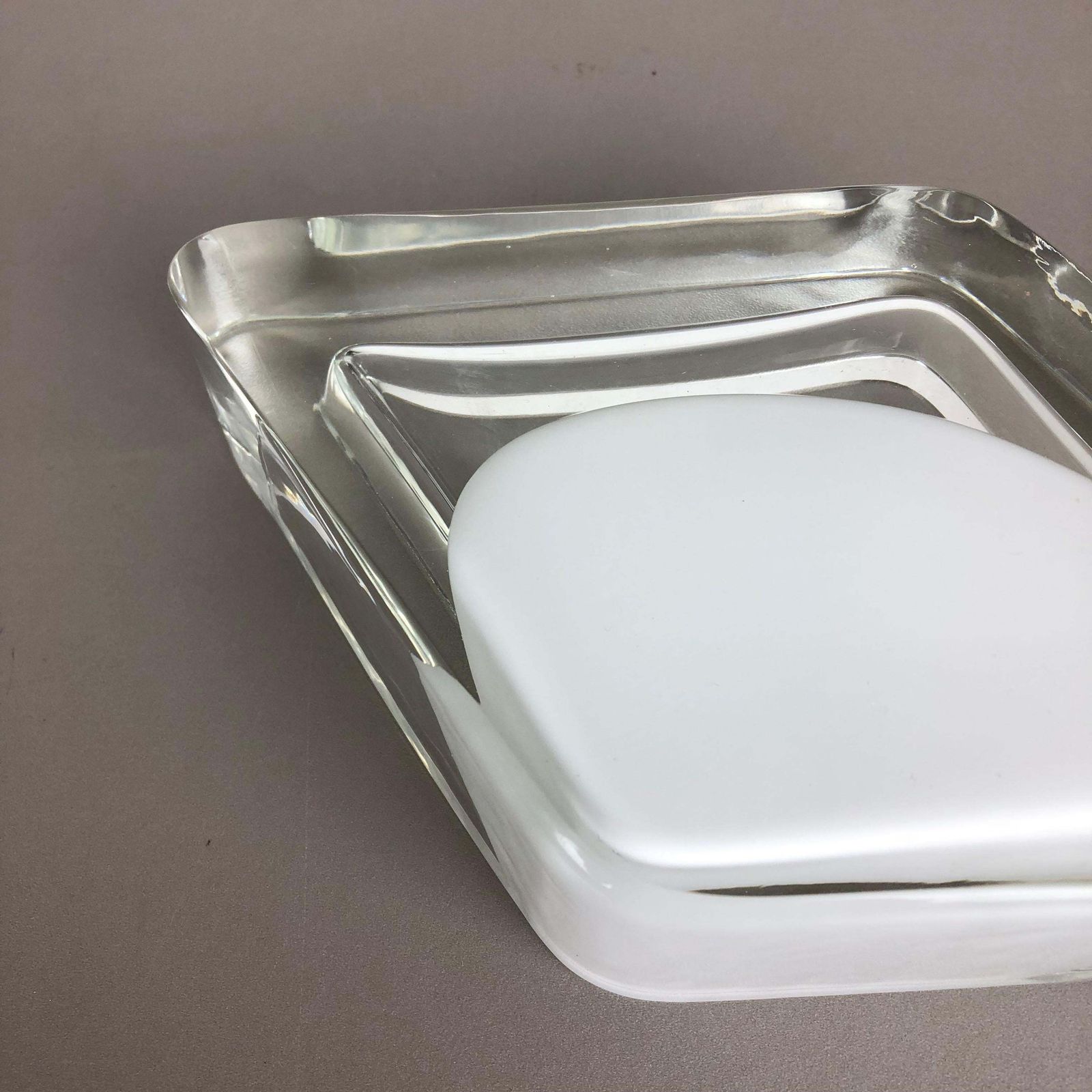 New Old Stock, Murano Glass Shell Bowl, Antonio Da Ros, Cenedese, 1970 photo buy