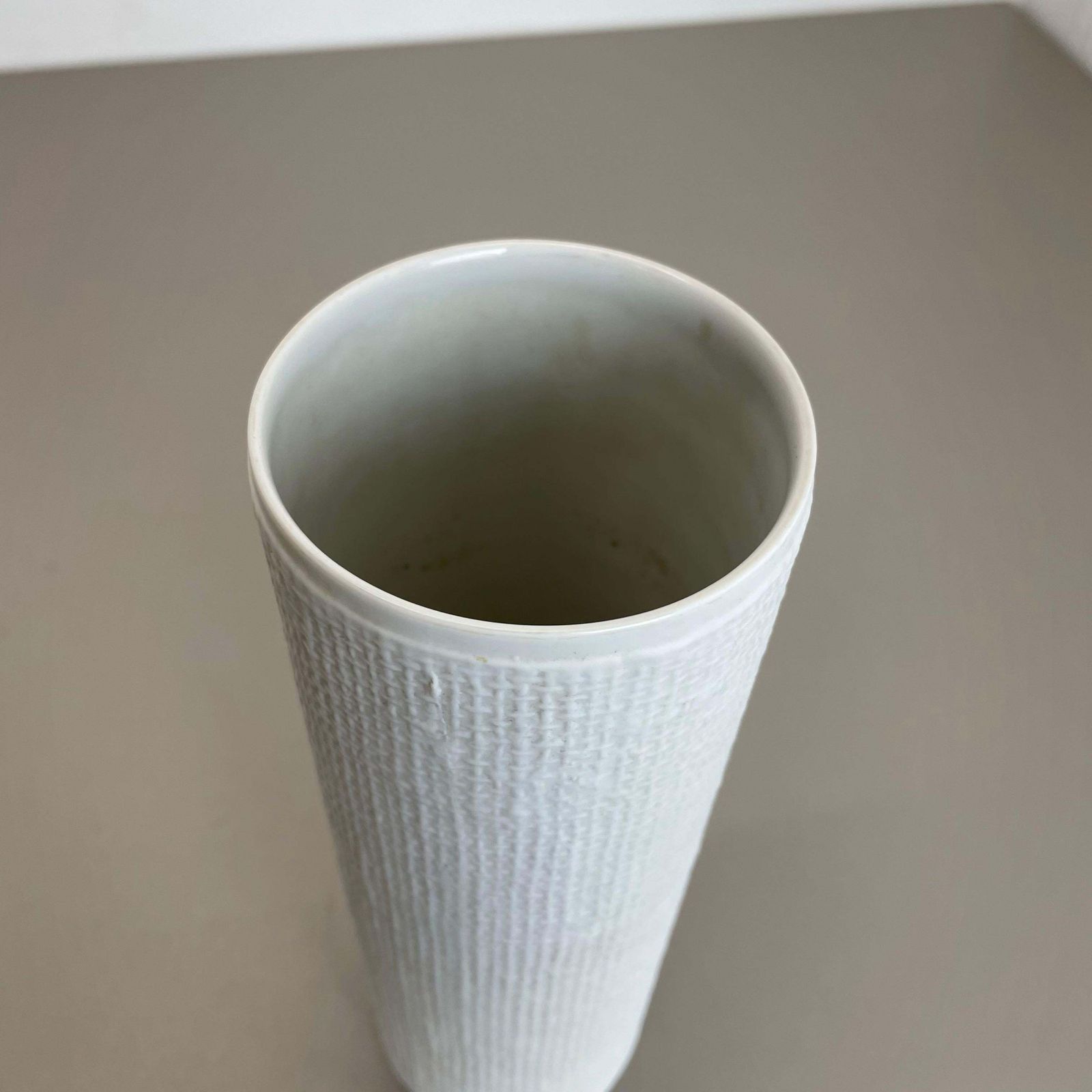 1970s Op Art Vase Porcelain Vase By Heinrich Fuchs For Hutschenreuther, Germany photo buy