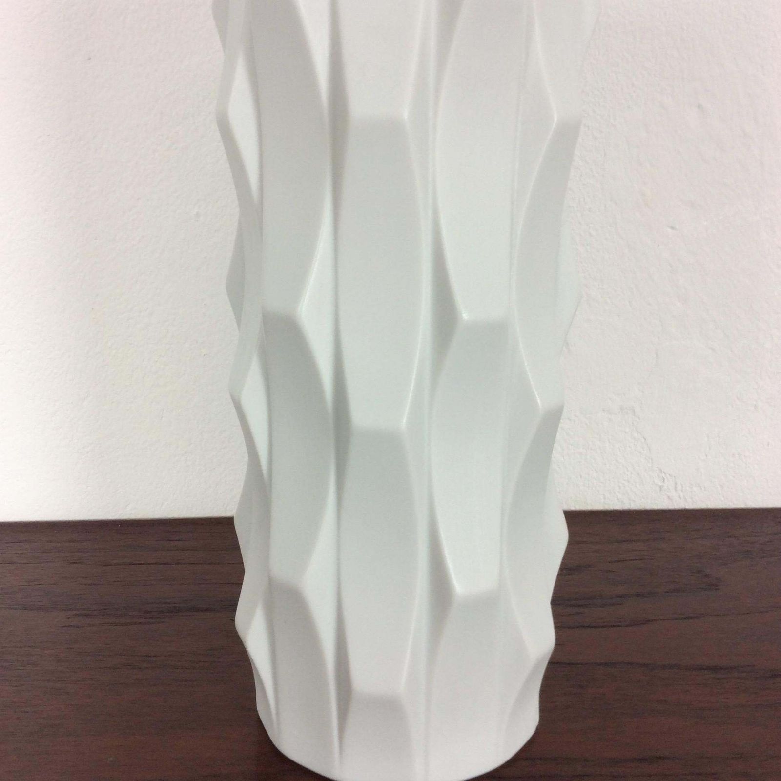 1970s Op Art Vase Porcelain Vase By Heinrich Fuchs For Hutschenreuther, Germany photo buy