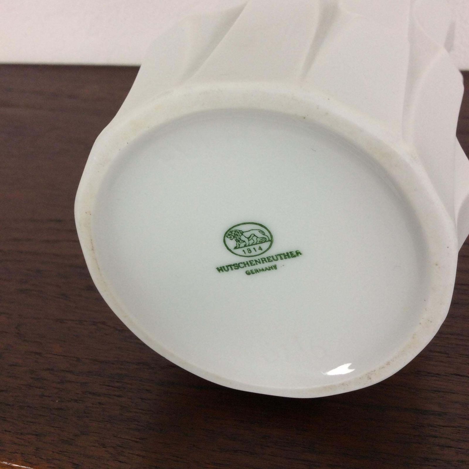 photo for sale 1970s Op Art Vase Porcelain Vase By Heinrich Fuchs For Hutschenreuther, Germany