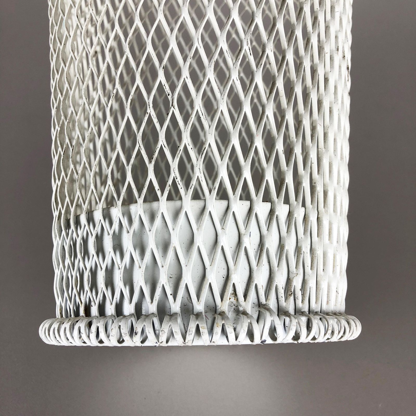 photo furniture Original Matégot Style Metal Umbrella Stand, Mid Century Modern, France, 1960s