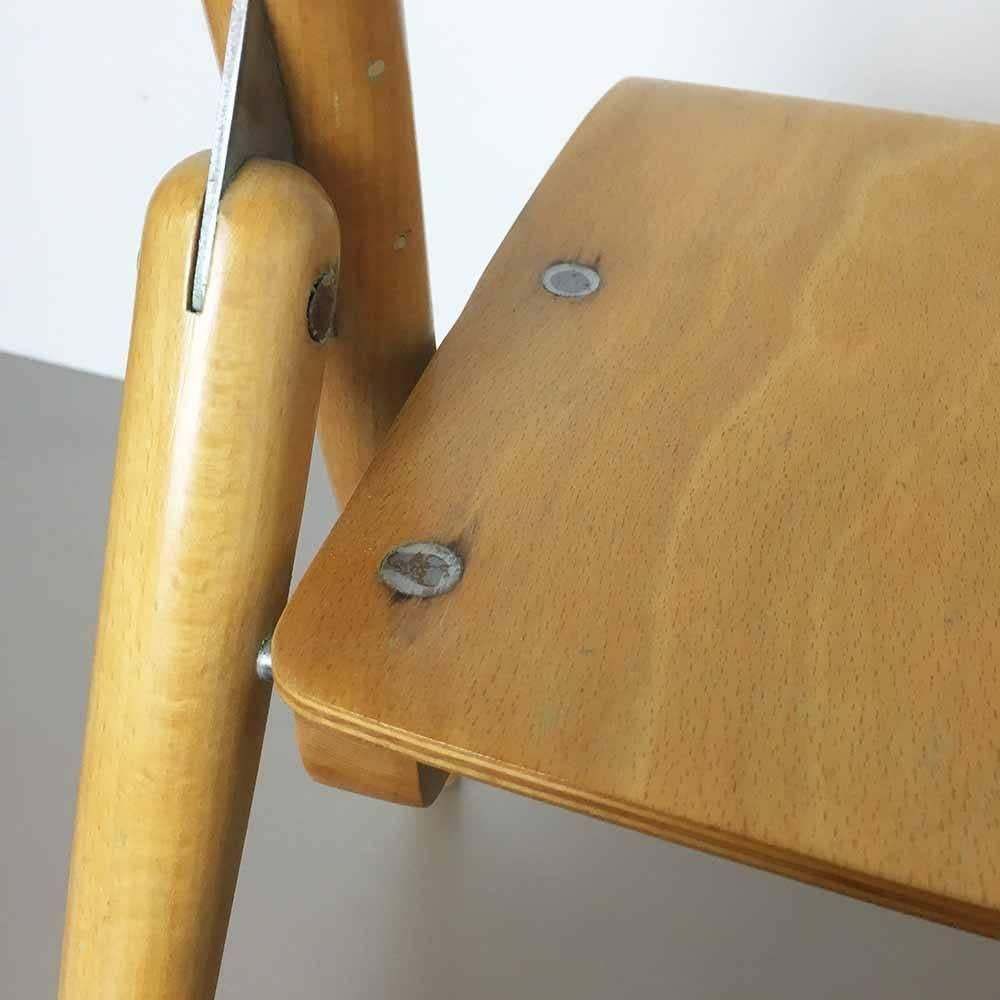Wooden Se18 Children's Chair By Egon Eiermann For Wilde & Spieth, Germany 1950s photo vintage