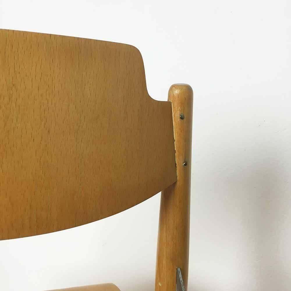 photo furniture Wooden Se18 Children's Chair By Egon Eiermann For Wilde & Spieth, Germany 1950s