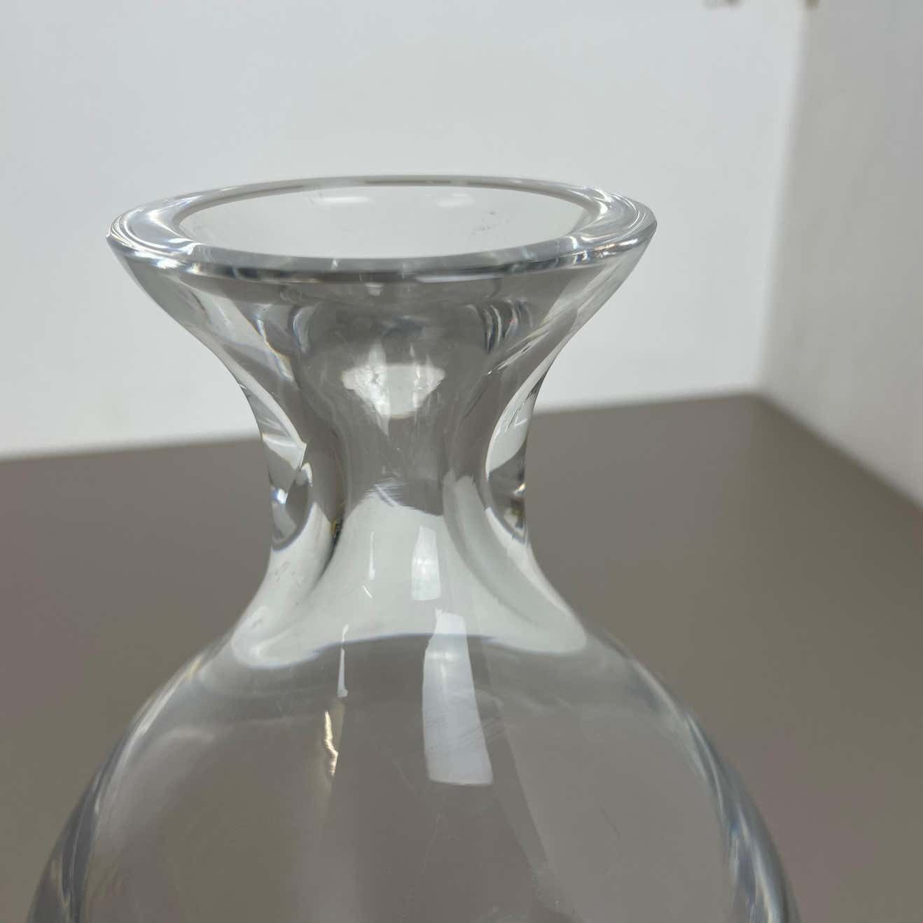 photo vinterior Extra Large 2.5kg Lucid Vase Murano Vetri Glass Cenedese Vetri, Italy, 1970