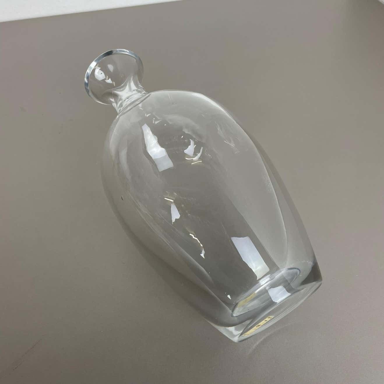 Extra Large 2.5kg Lucid Vase Murano Vetri Glass Cenedese Vetri, Italy, 1970