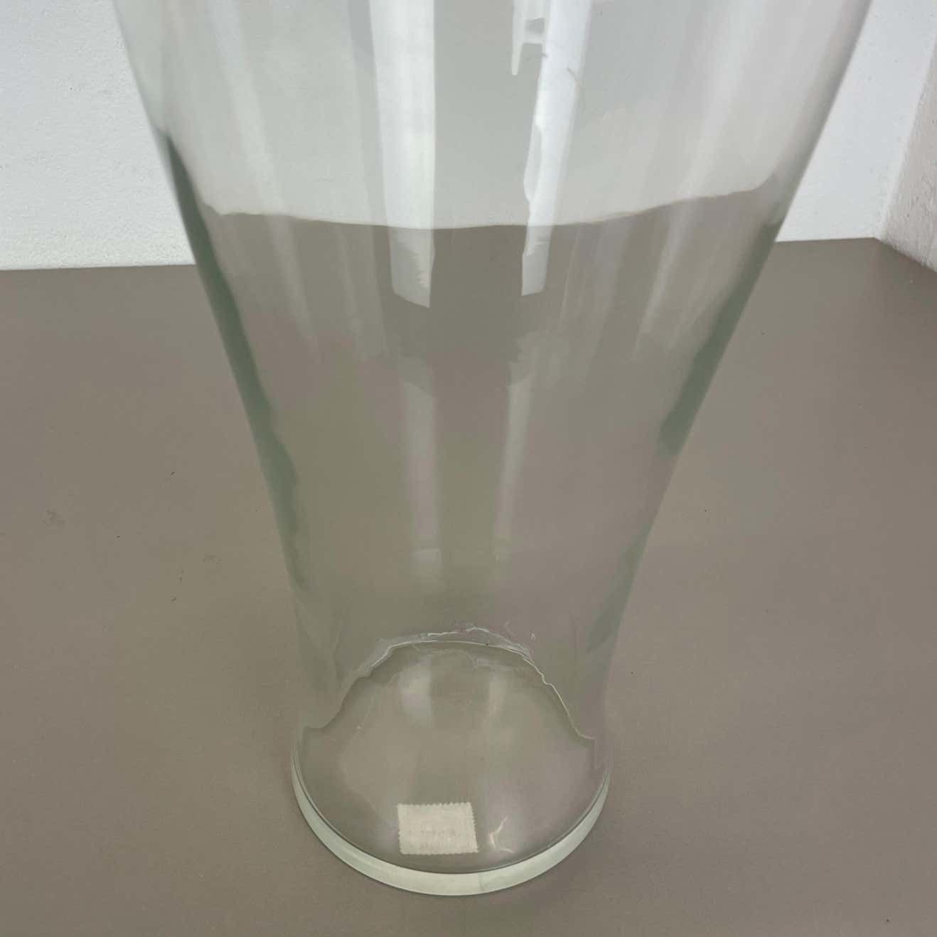 Extra Large 1.9kg Lucid Vase Murano Vetri Glass Seguso Vetri D'arte, Italy, 1970 photo vinterior