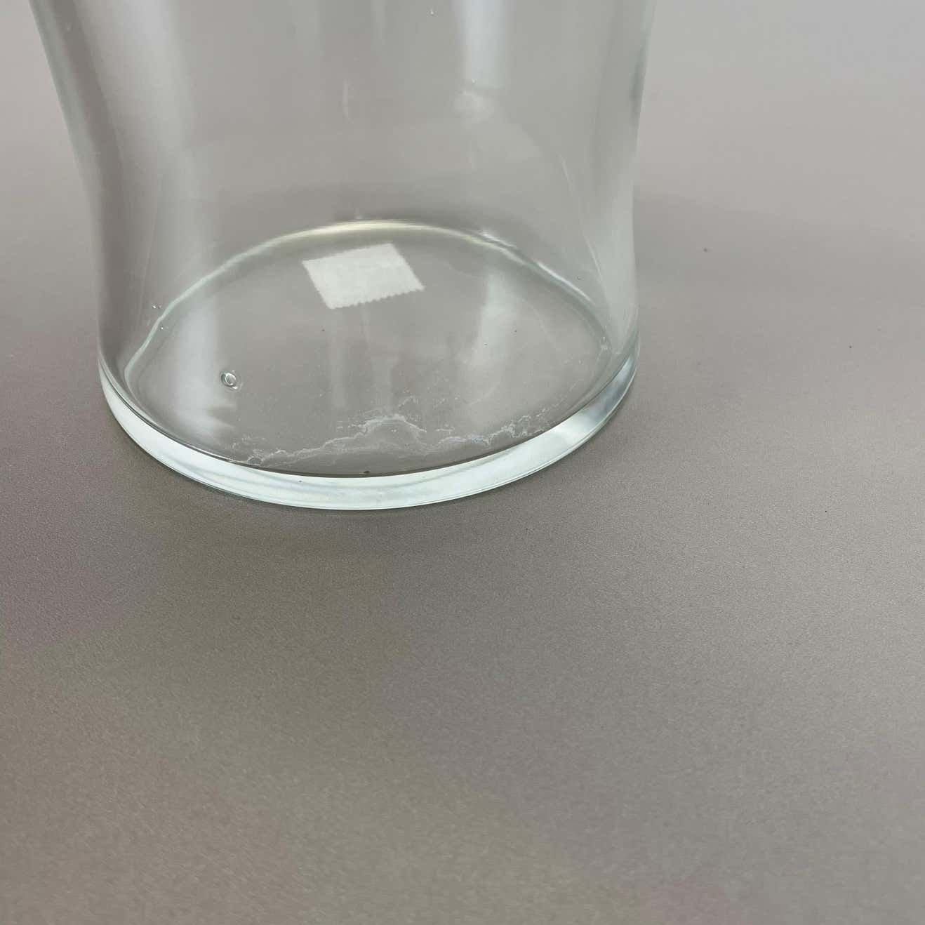 photo vintage Extra Large 1.9kg Lucid Vase Murano Vetri Glass Seguso Vetri D'arte, Italy, 1970