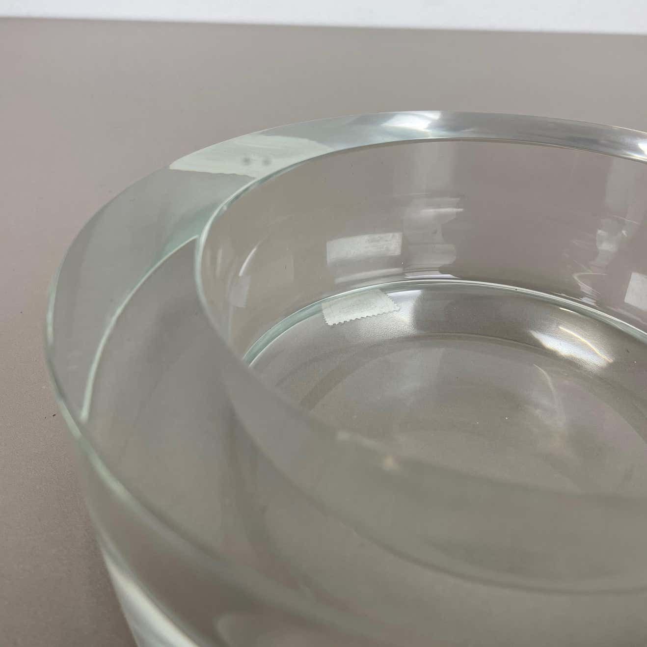 photo for sale New Old Stock 3,1kg Lucid Bowl Murano Glass Seguso Vetri D'arte, Italy, 1970 No2