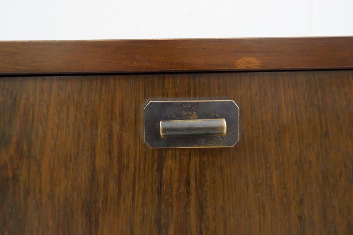 Mid Century Modern Wooden Secretary Desk , Italy, 1970s photo Furniture