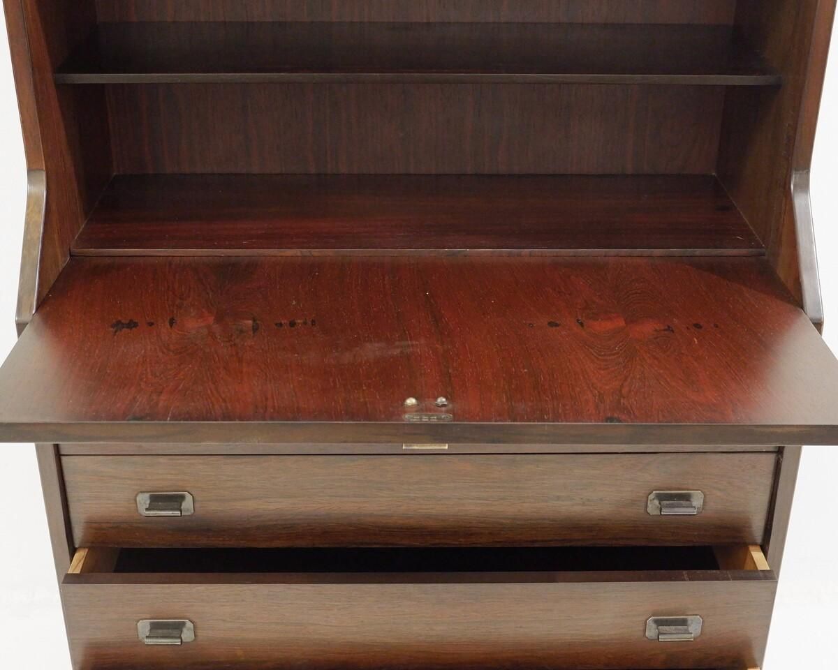 photo for sale Mid Century Modern Wooden Secretary Desk , Italy, 1970s