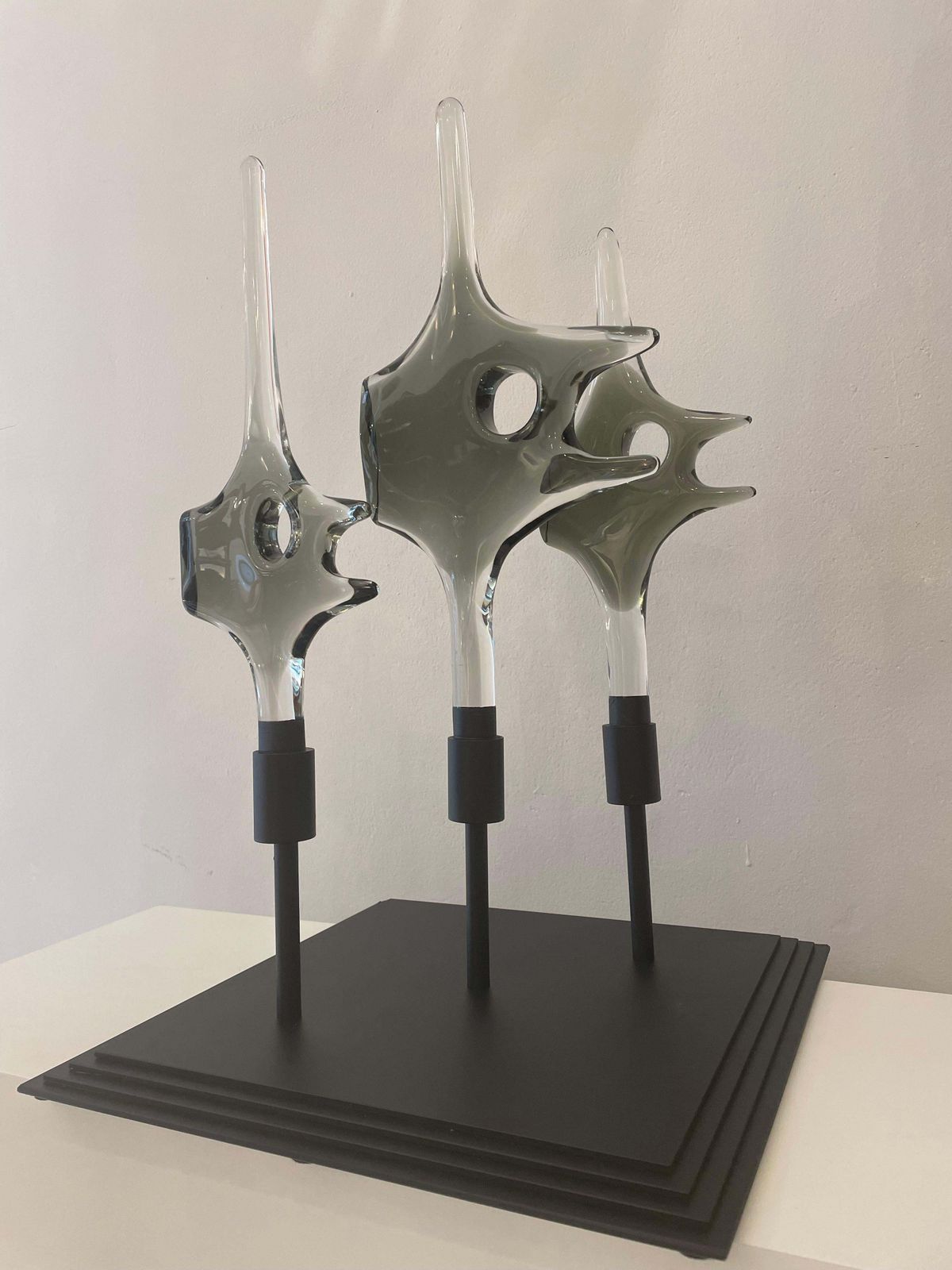 School Of Fish Glass Sculpture Attributed To Livio Seguso, 1970s photo Art