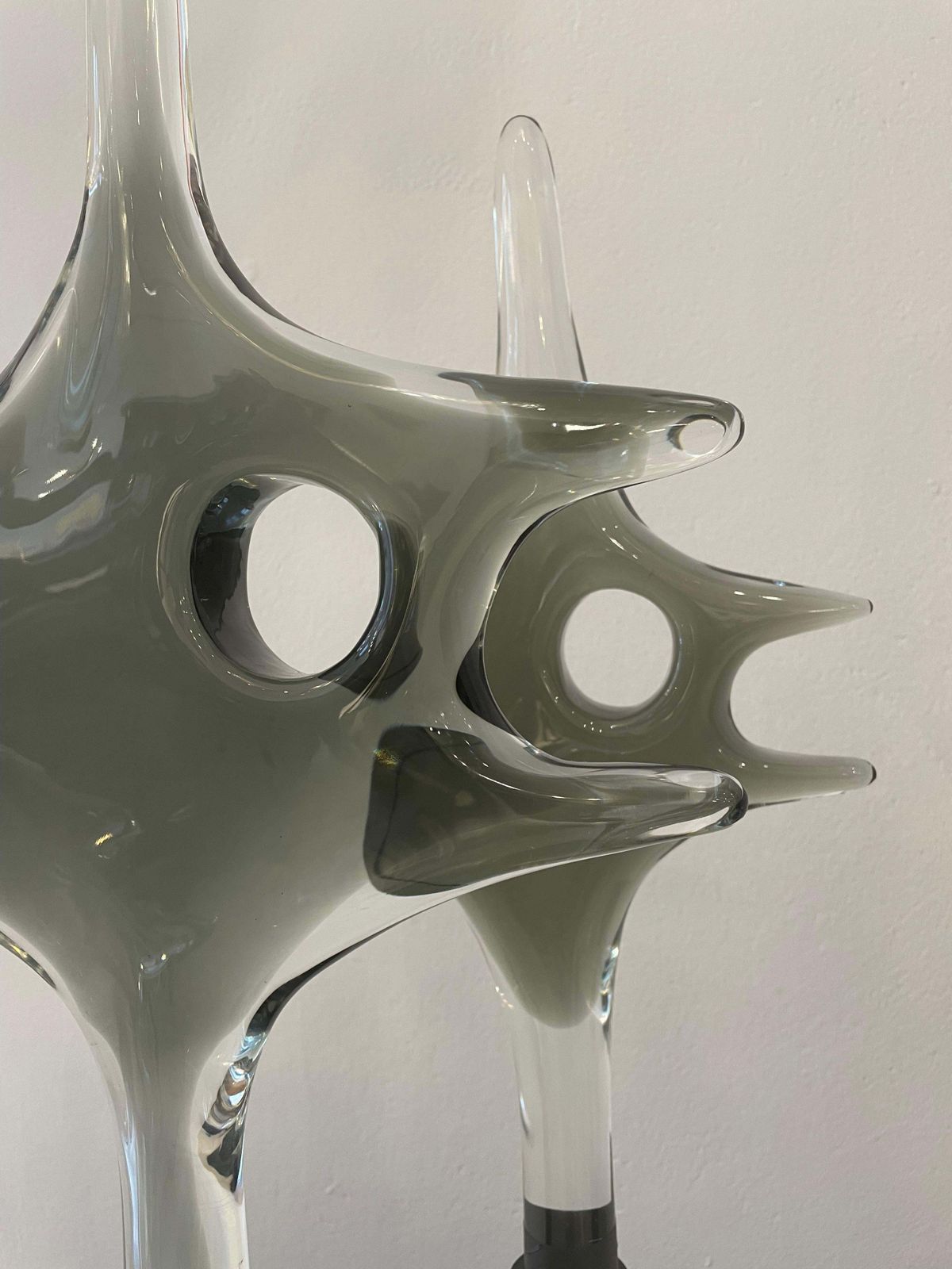 photo vintage School Of Fish Glass Sculpture Attributed To Livio Seguso, 1970s