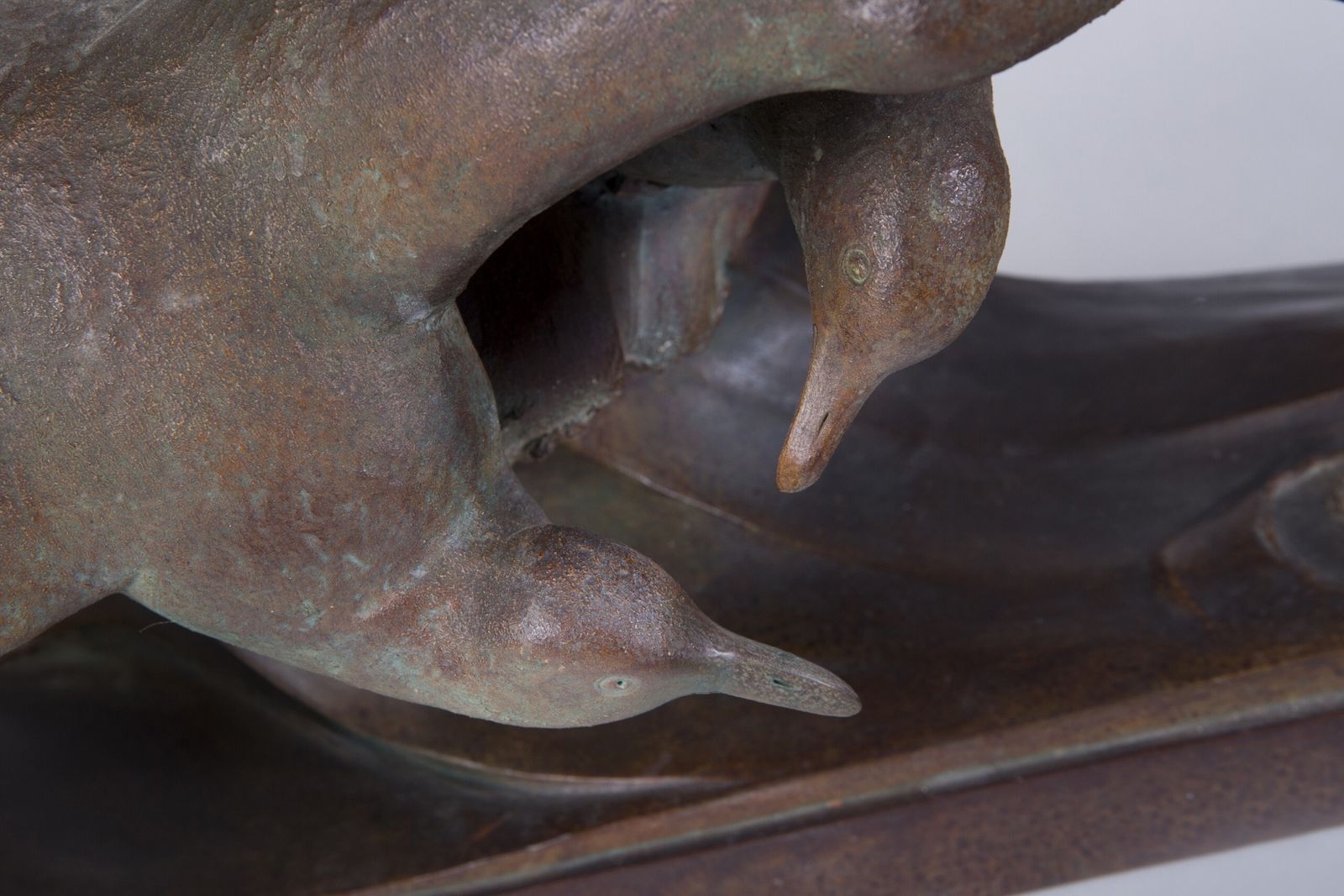 Art Deco Seagull Statuette, Terracota, France, Original Condition, 1920s photo Art