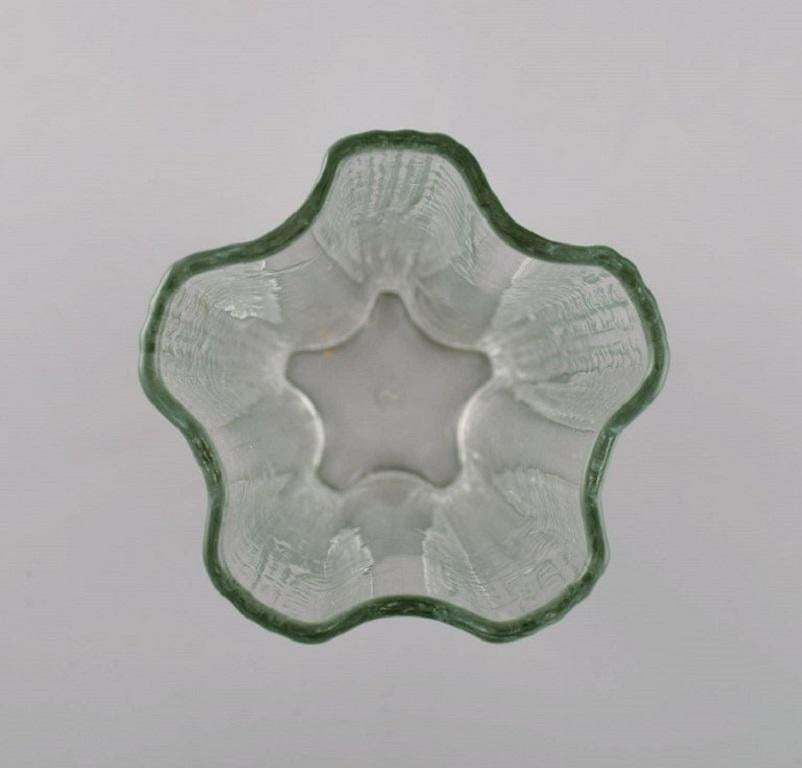 Stölzle Oberglas, Austria, 11 Vienna Vases In Clear Art Glass, 1980s photo vintage