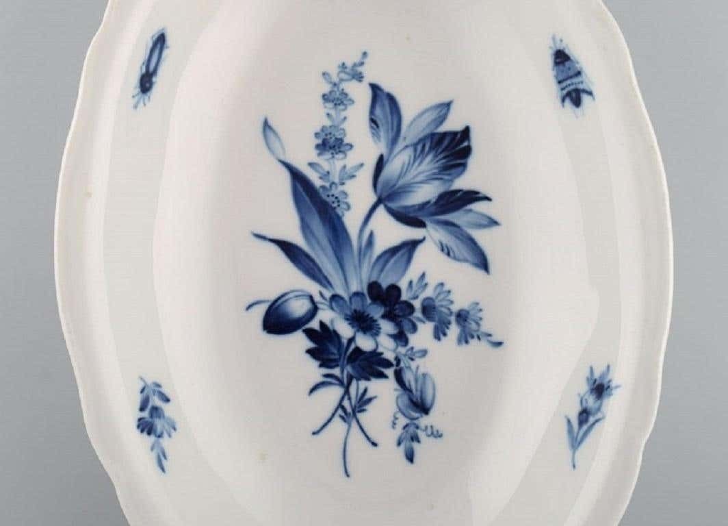 Antique Meissen Porcelain Bowl With Hand Painted Flowers And Insects photo for sale
