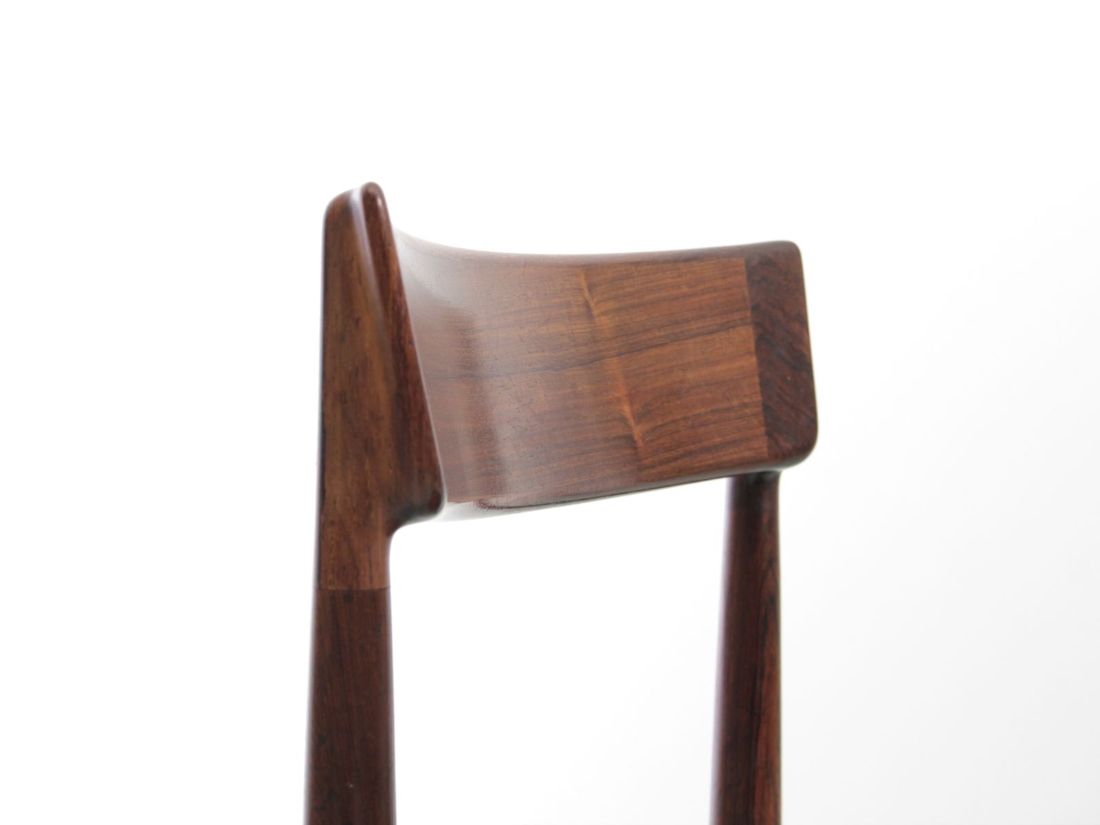 6696.0 Mid Century  Modern Scandinavian Set Of 4 Chairs In Teak By Harry Rosengren Hansen photo