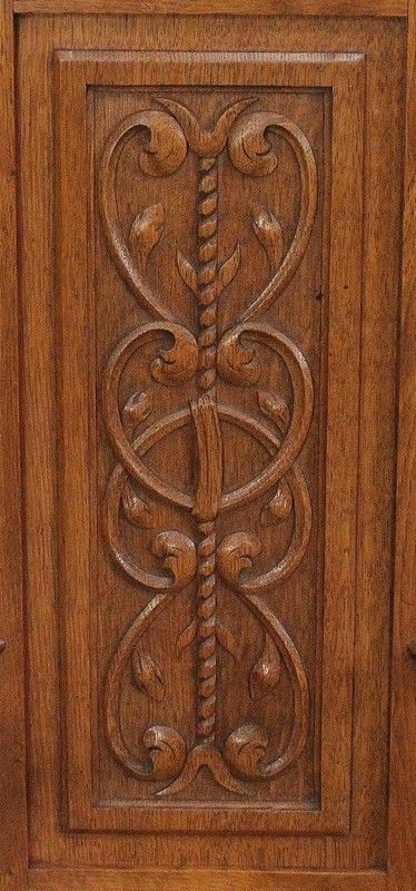 Pair Of Armchairs Known As 'Caquetoires' In Blond Oak, Renaissance Style   Late 19th Century photo vinterior