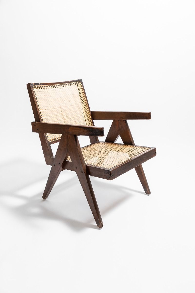 "Easy Chair" In Sissoo By Pierre Jeanneret C.1955 photo vintage