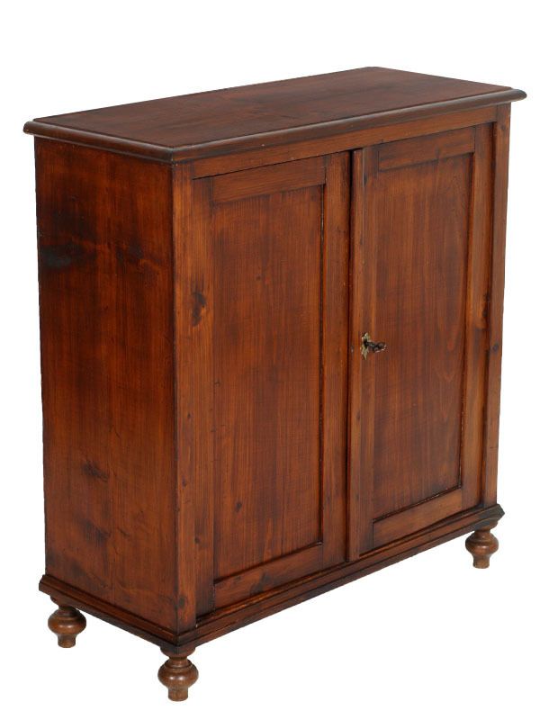 19th Century Country Sideboard With Display In Solid Pine  Wax Polished photo buy