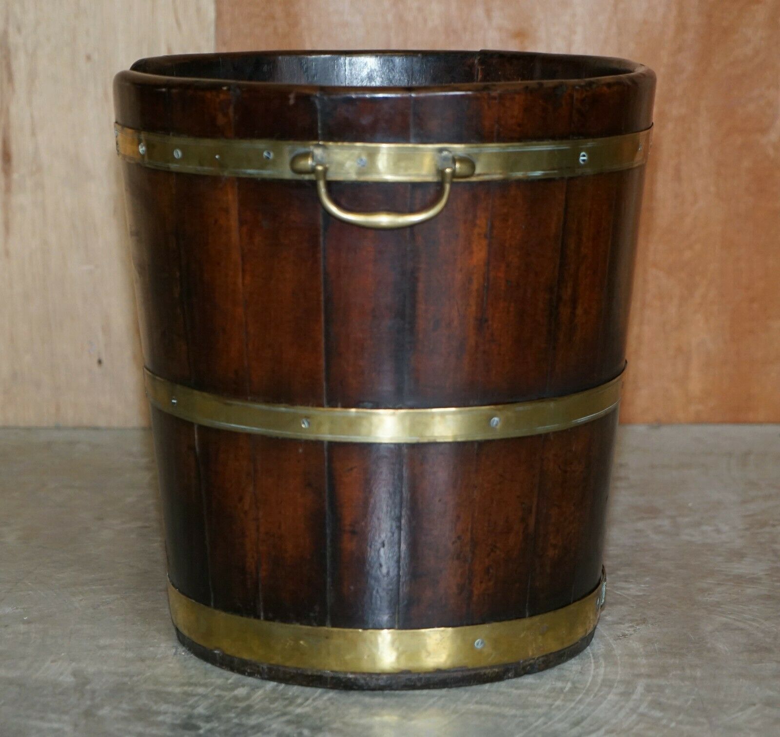 8500.0 Large Pair Of George III 1760 Plate Or Peat Military Buckets Georgian photo