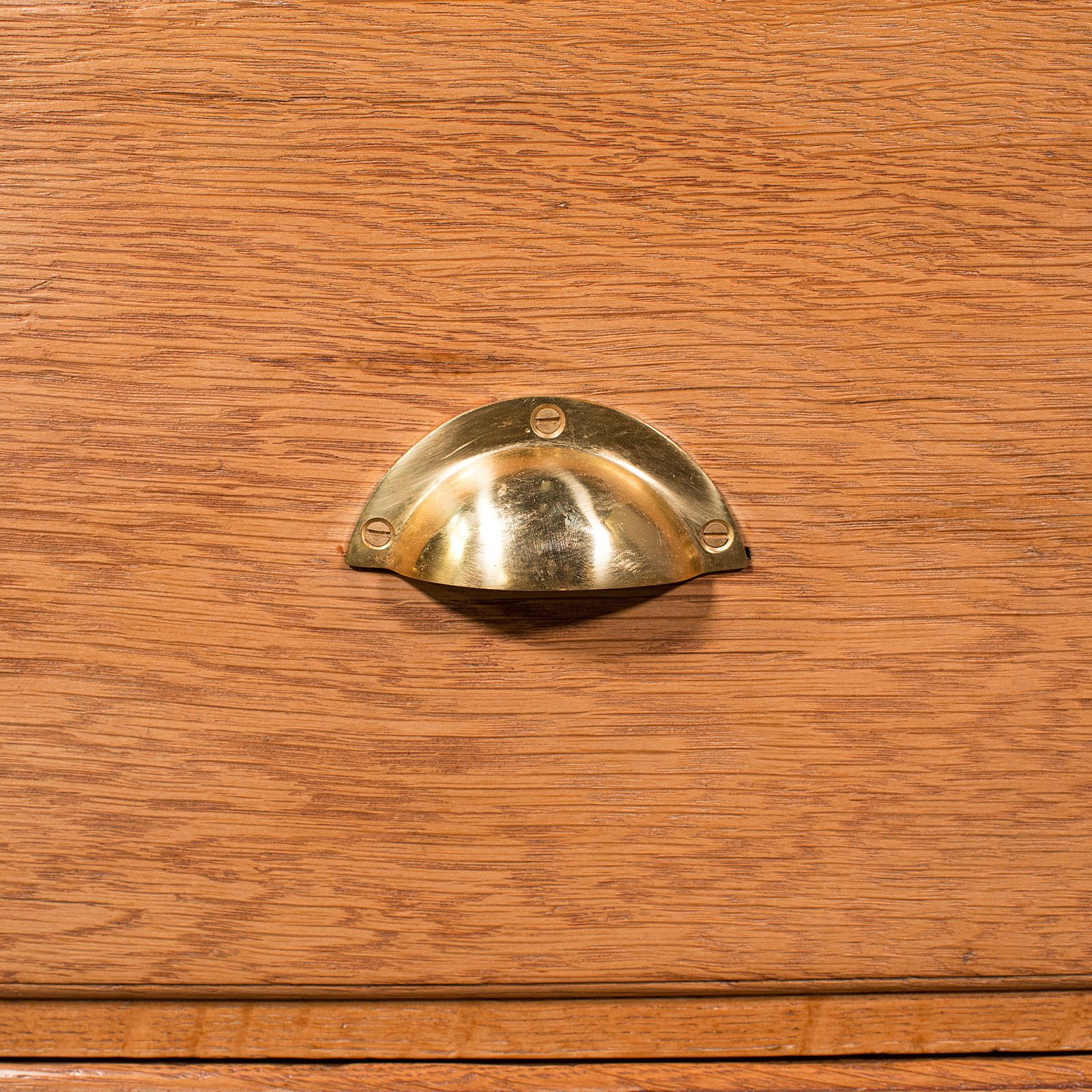 Furniture Very Large Antique Haberdashery Cabinet, Oak, Collector, Shop, Rack, C.1910 photo