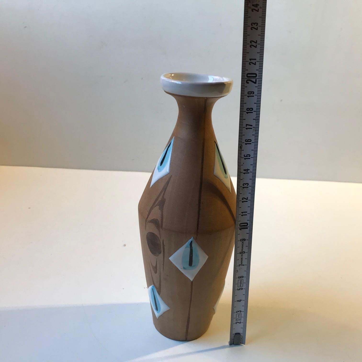 Italian Faux Wood Ceramic Vase By Fiamma, 1960s photo 202.0