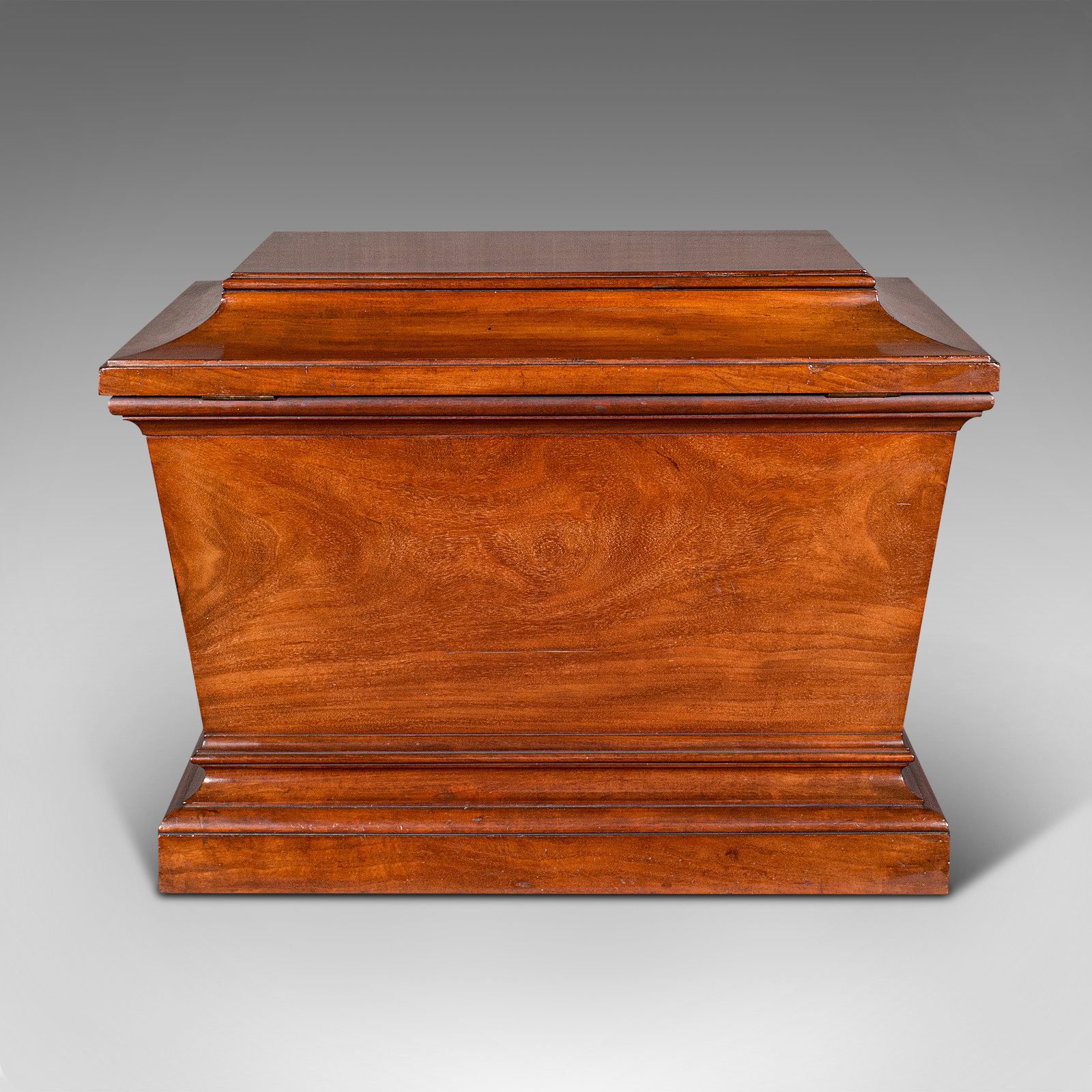 Large Antique Sarcophagus Cellarette, English, Mahogany, Wine Cooler, Regency photo Home Decor