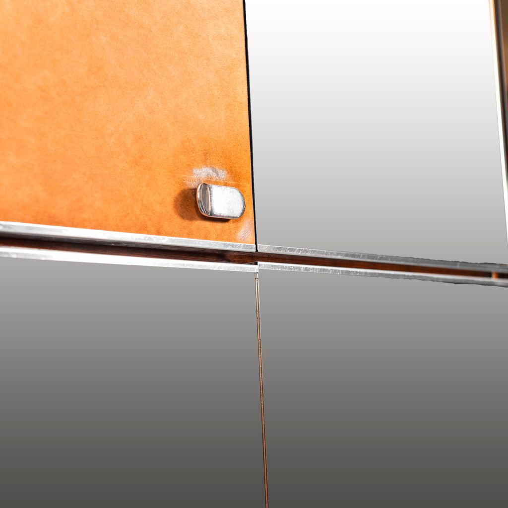Mobile Wardrobe In 70s Vintage Modern Design Wood photo for sale