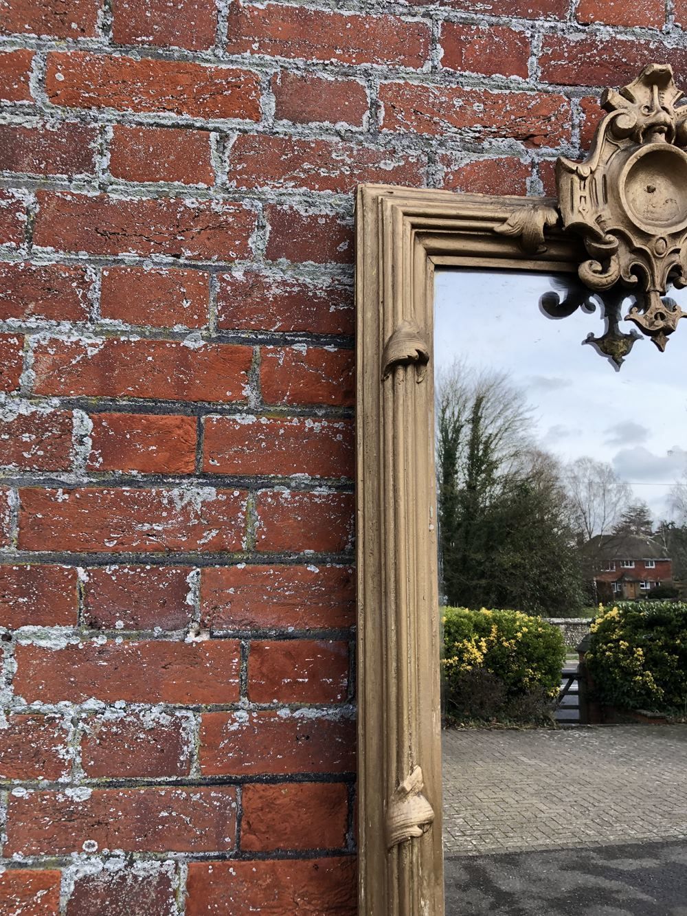 A Superb Large Antique French 19th Century Carved Wood And Gesso Orignal Gilt Pier Mirror photo furniture