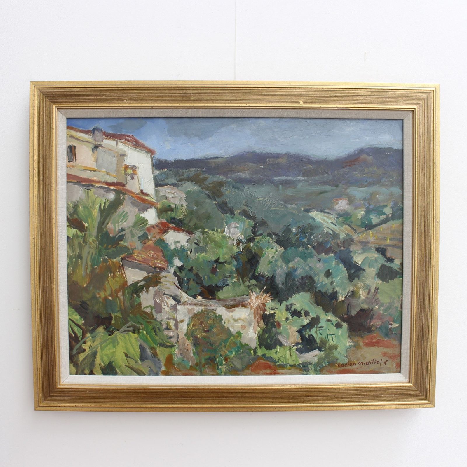 'The Valley In Biot Côtes D'azur' By Lucien Martial (Circa 1960s)