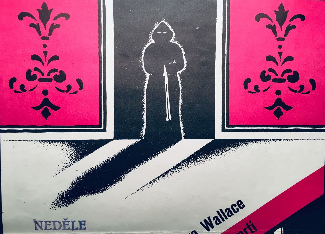 Original Film Poster, The Sinister Monk, Unknown Artist, 1978, Genuine Czech Vintage Print photo for sale