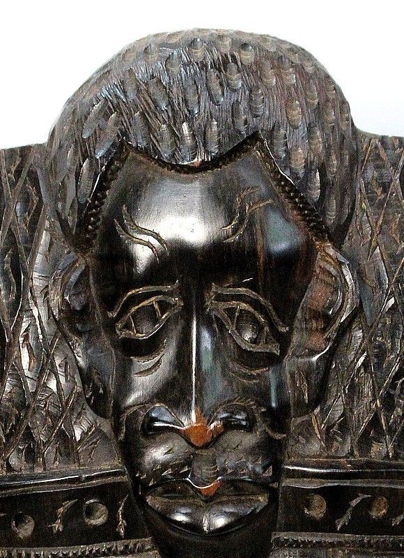 Important African Mask In Ebony   20th photo 1080.47