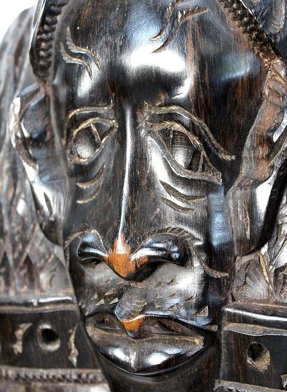 Important African Mask In Ebony   20th photo buy